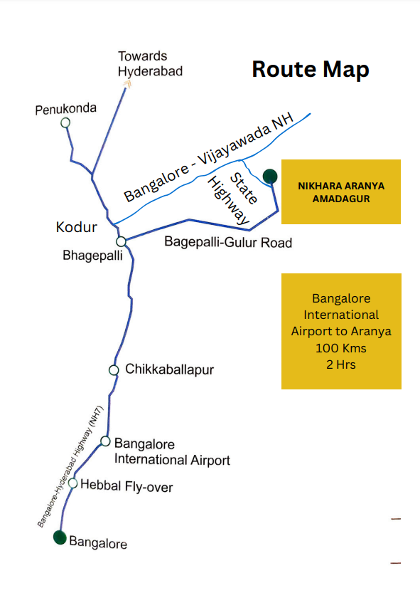 Aranya Amadagur — Layout Map