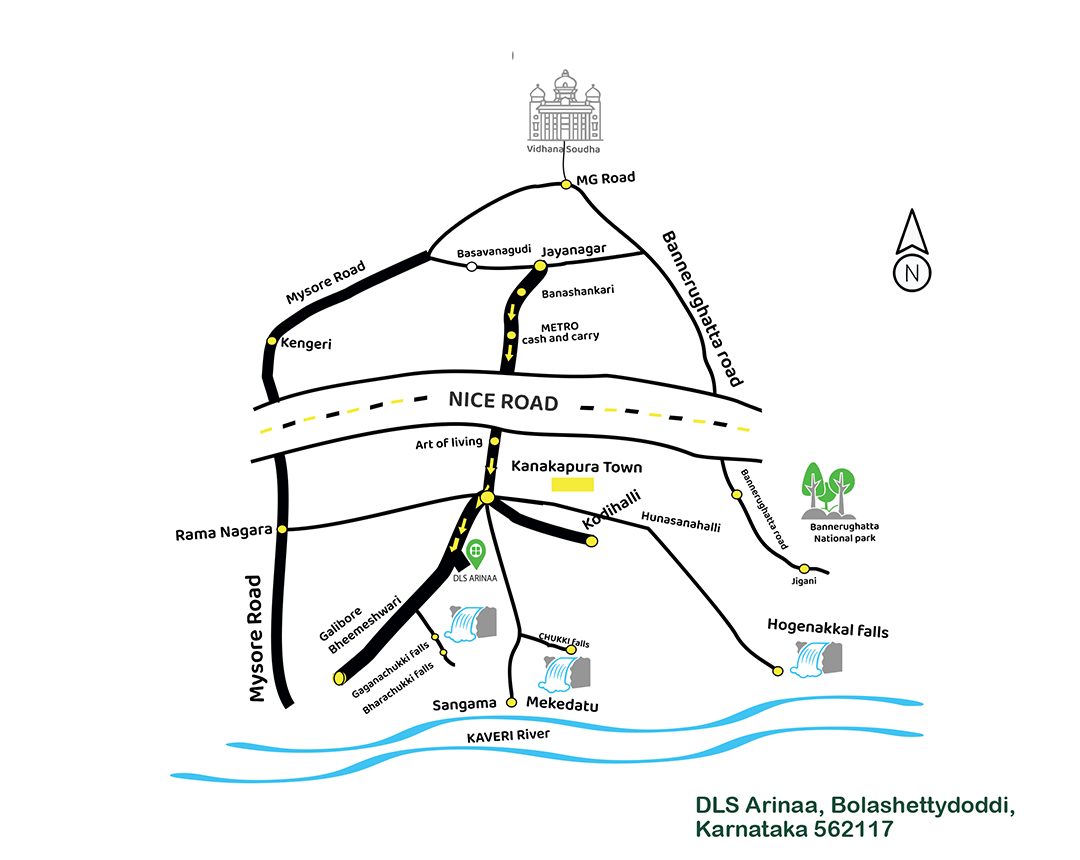 DLS Arinaa — Layout Map