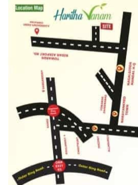 Haritha Vanam Farmland — Layout Map