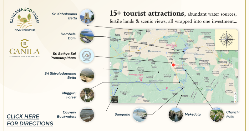Sangama Eco Farms — Layout Map