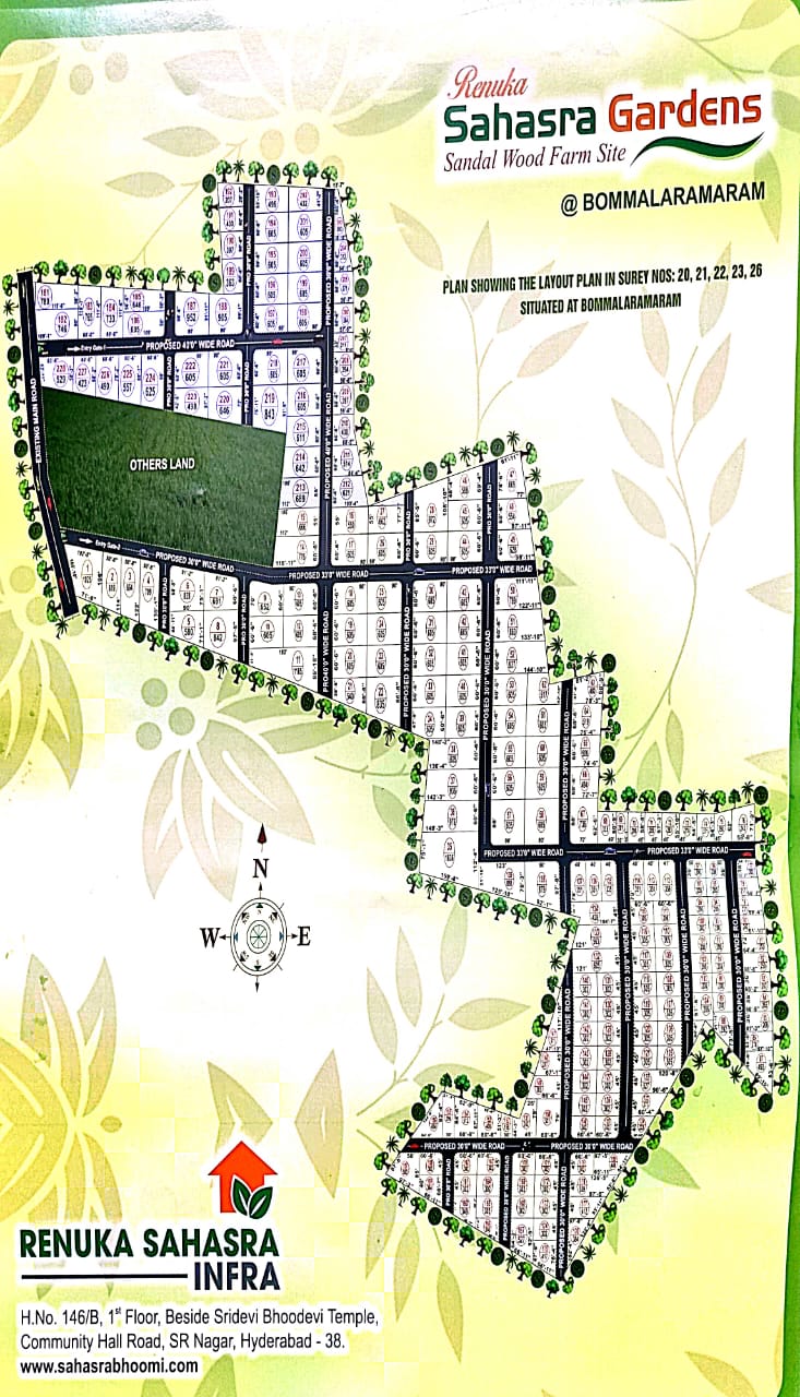 Renuka Sahasra Gardens Boomalaramaram — Master Plan