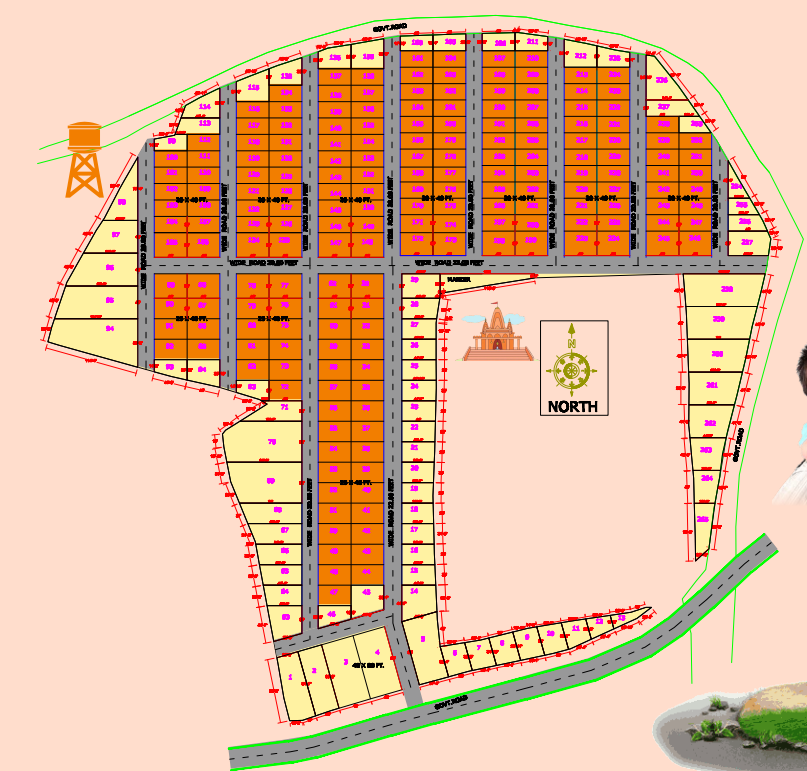 Shri Gokul Green Dham — Master Plan