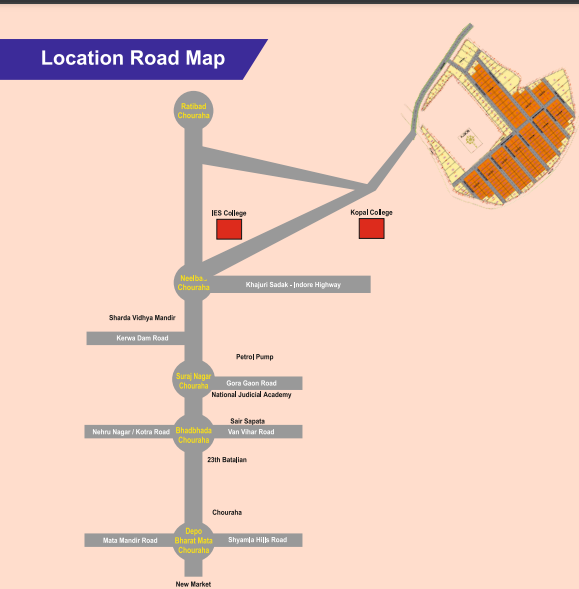 Shri Gokul Green Dham — Layout Map