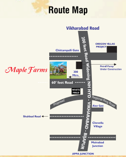 Maple Farms — Layout Map