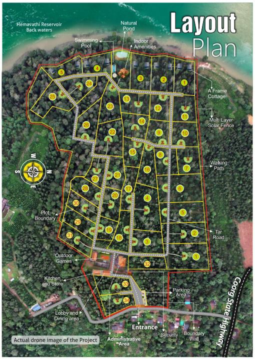 Prakruthi Living Estate — Layout Map