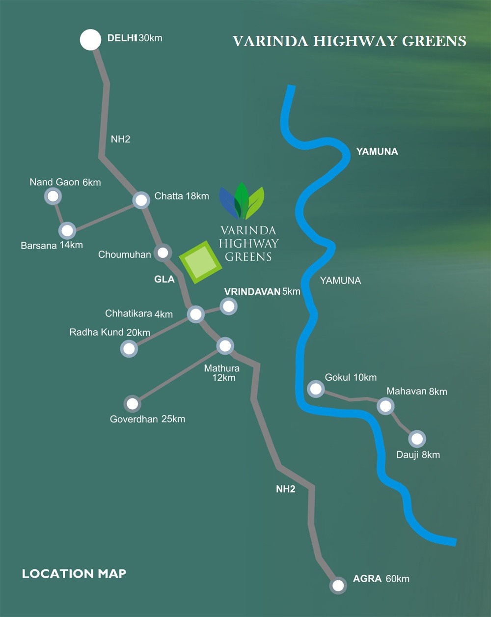 Varinda Highway Farms — Layout Map